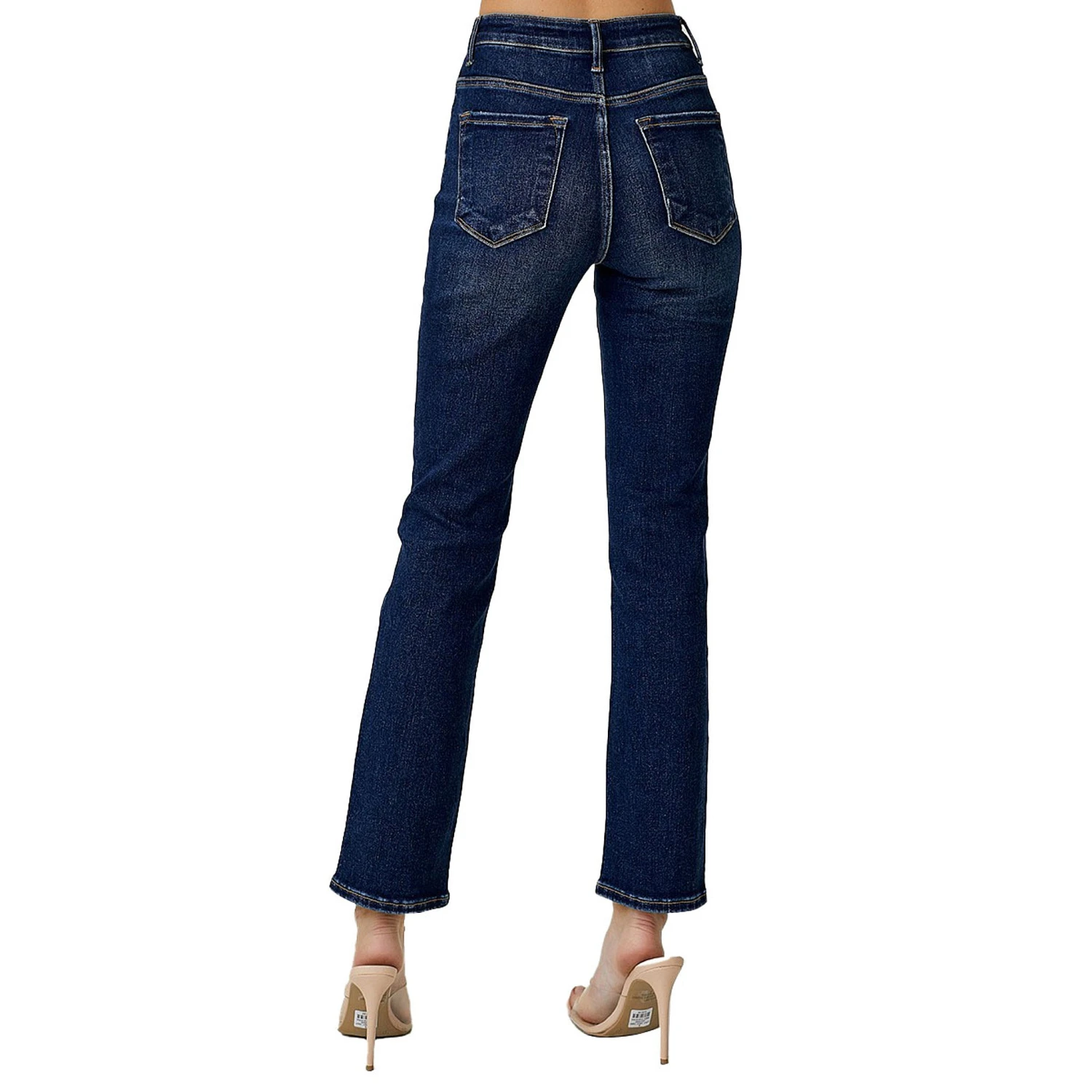 Risen Jeans Women's High Rise Straight Jeans - Image 2