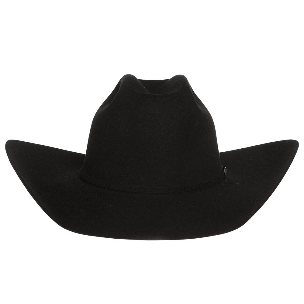 Rodeo King 5X Black Open Crown Felt Cowboy Hat - Image 2