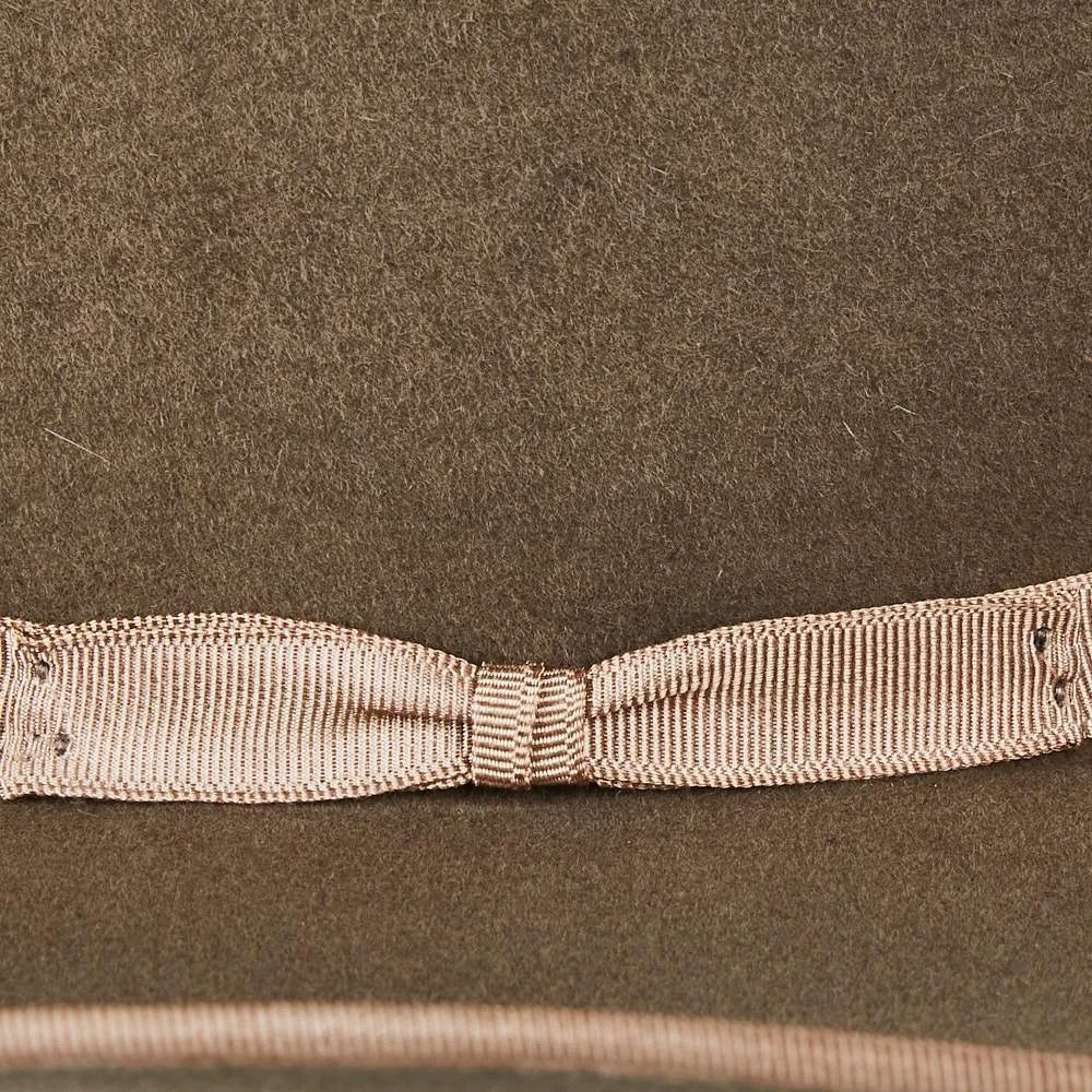 Rodeo King 7X Pecan/Bean Belly Bound Edge 4-1/2 Brim Open Crown Felt Cowboy Hat - Image 2