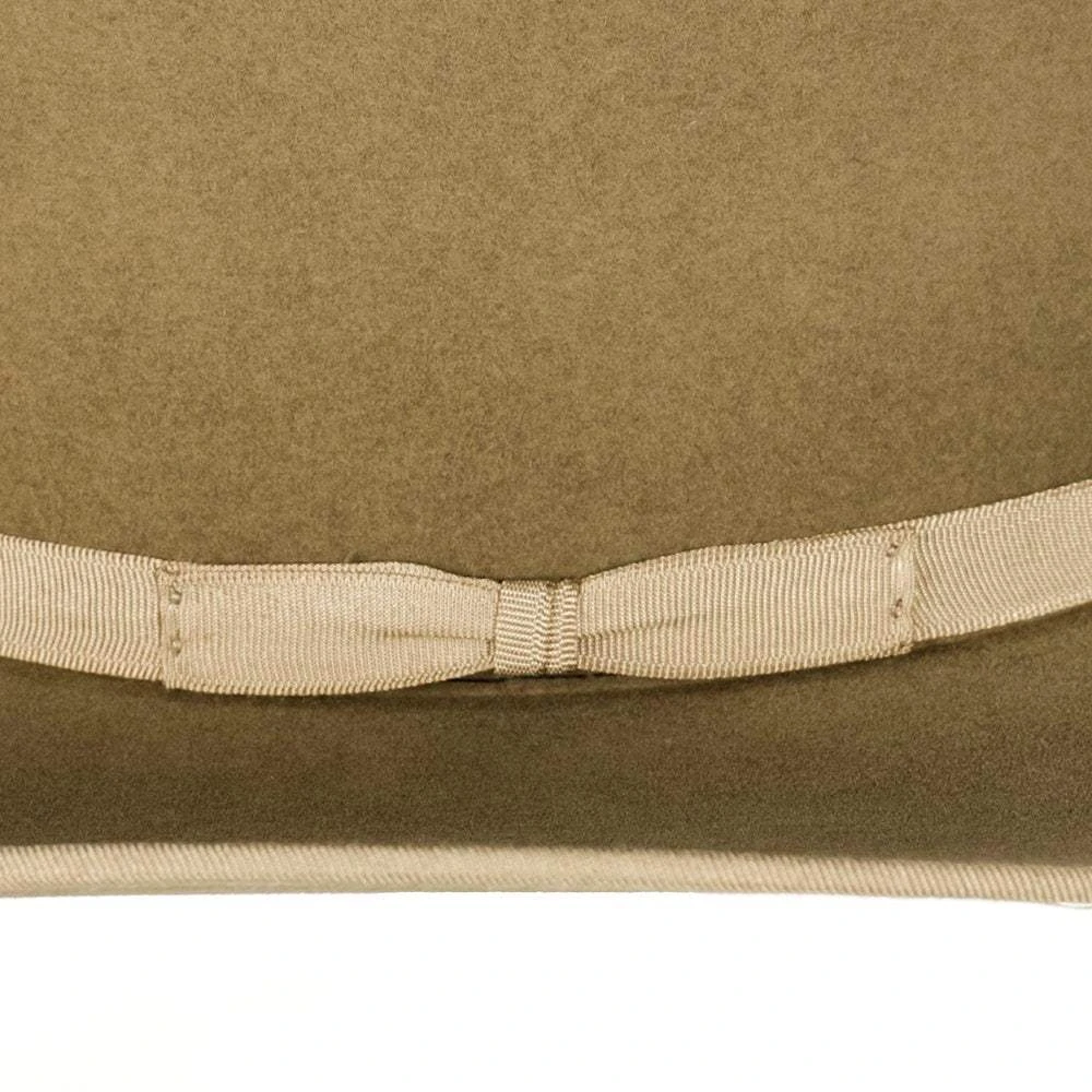 Rodeo King 7X Pecan/Bean Belly Bound Edge 4-1/2 Brim Open Crown Felt Cowboy Hat - Image 4