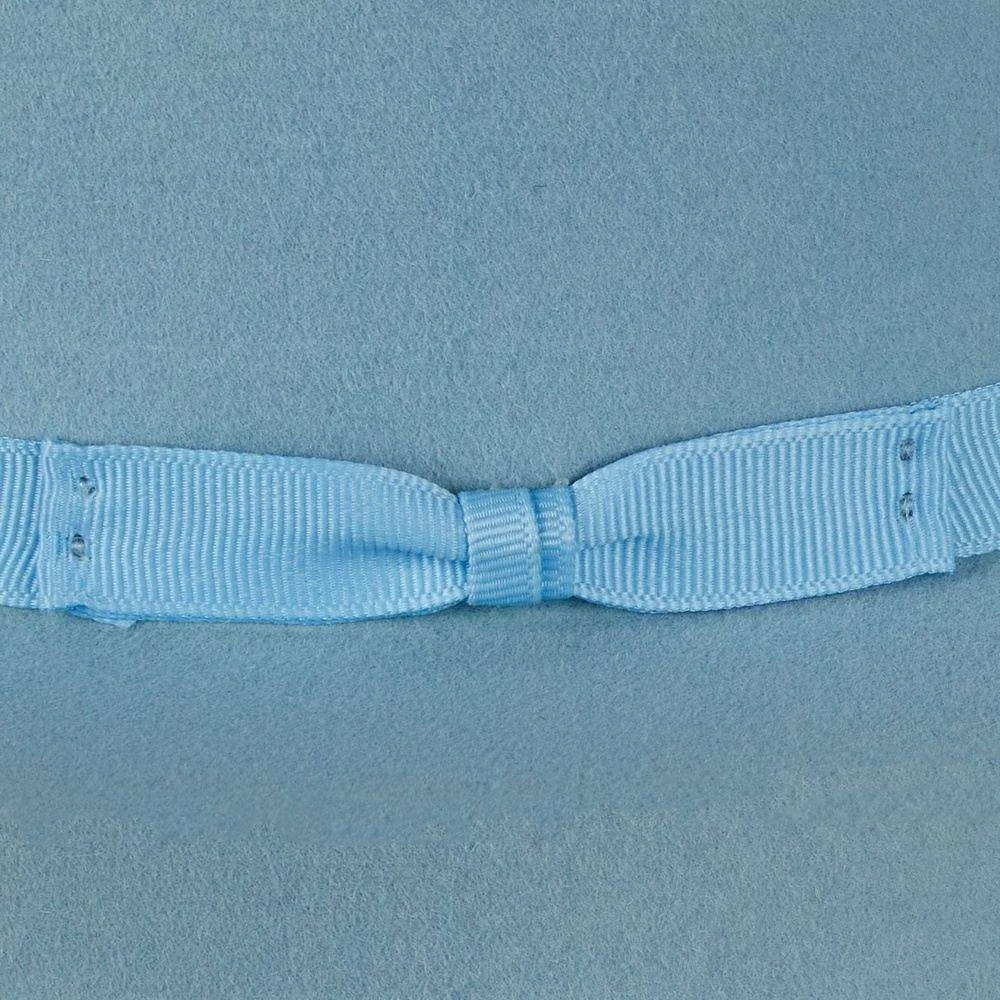 Rodeo King 7X Powder Blue 4 Inch Brim Open Crown Felt Hat - Image 2