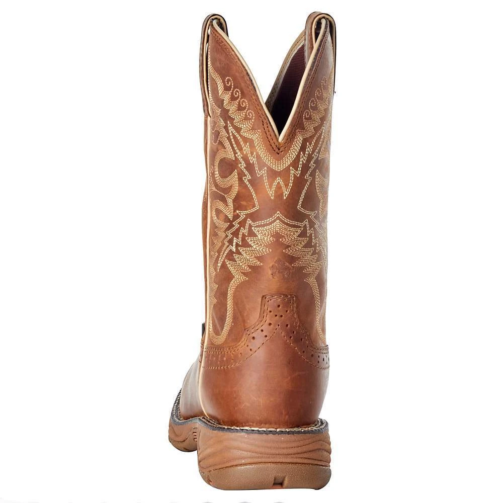 Justin Boots Women's Stampede Rush Tan Waterproof Soft Toe Work Boot - Image 5