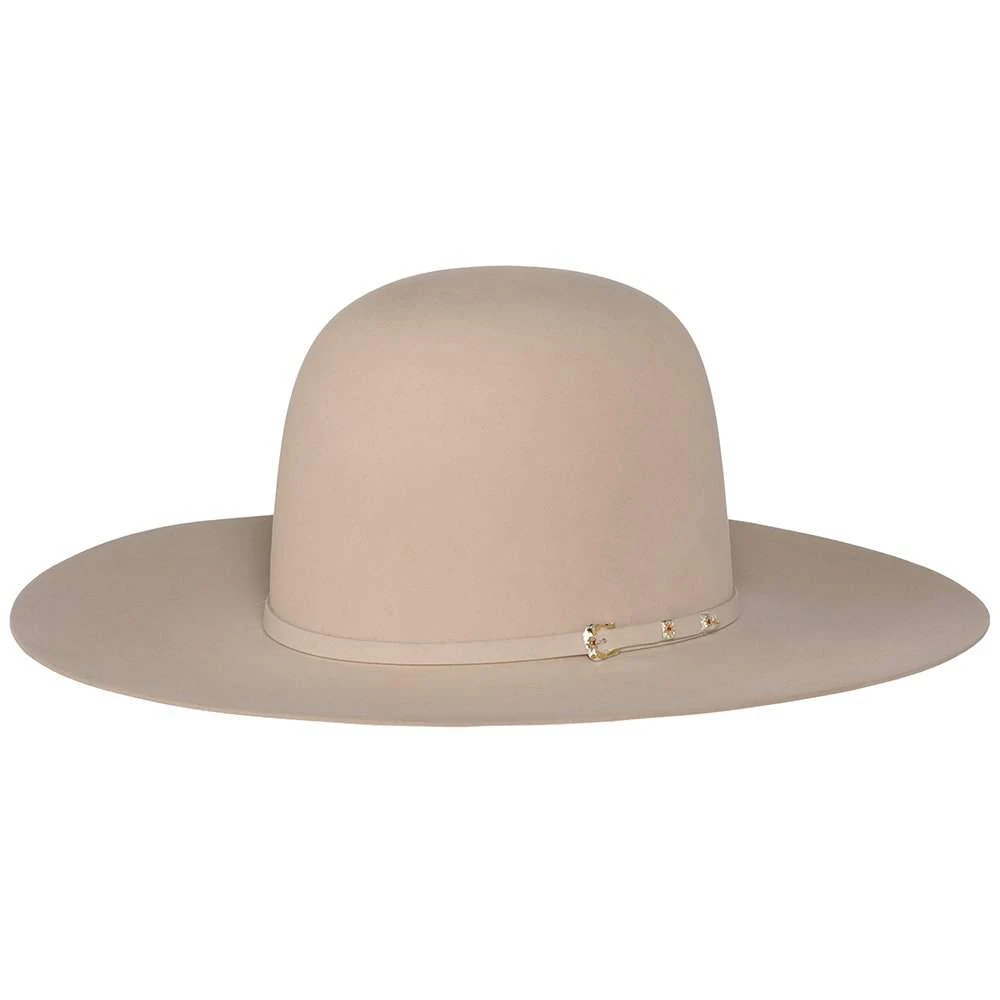 Resistol 100X Pure 4 /4in. Brim Open Crown Felt Cowboy Hat - Image 3