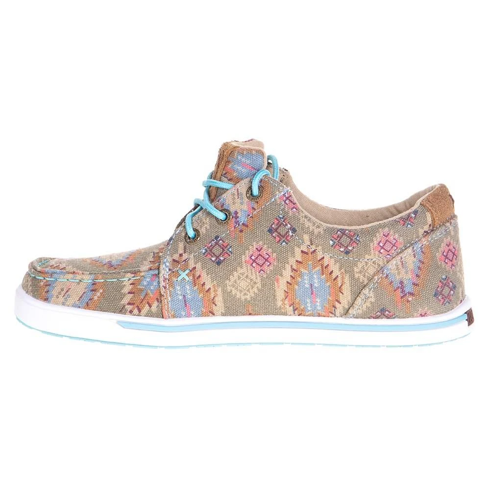Twisted X Women's NRS Exclusive Green Aztec Casual - Image 3