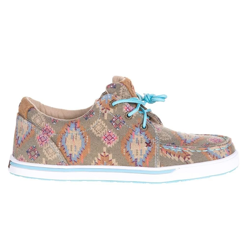 Twisted X Women's NRS Exclusive Green Aztec Casual - Image 5
