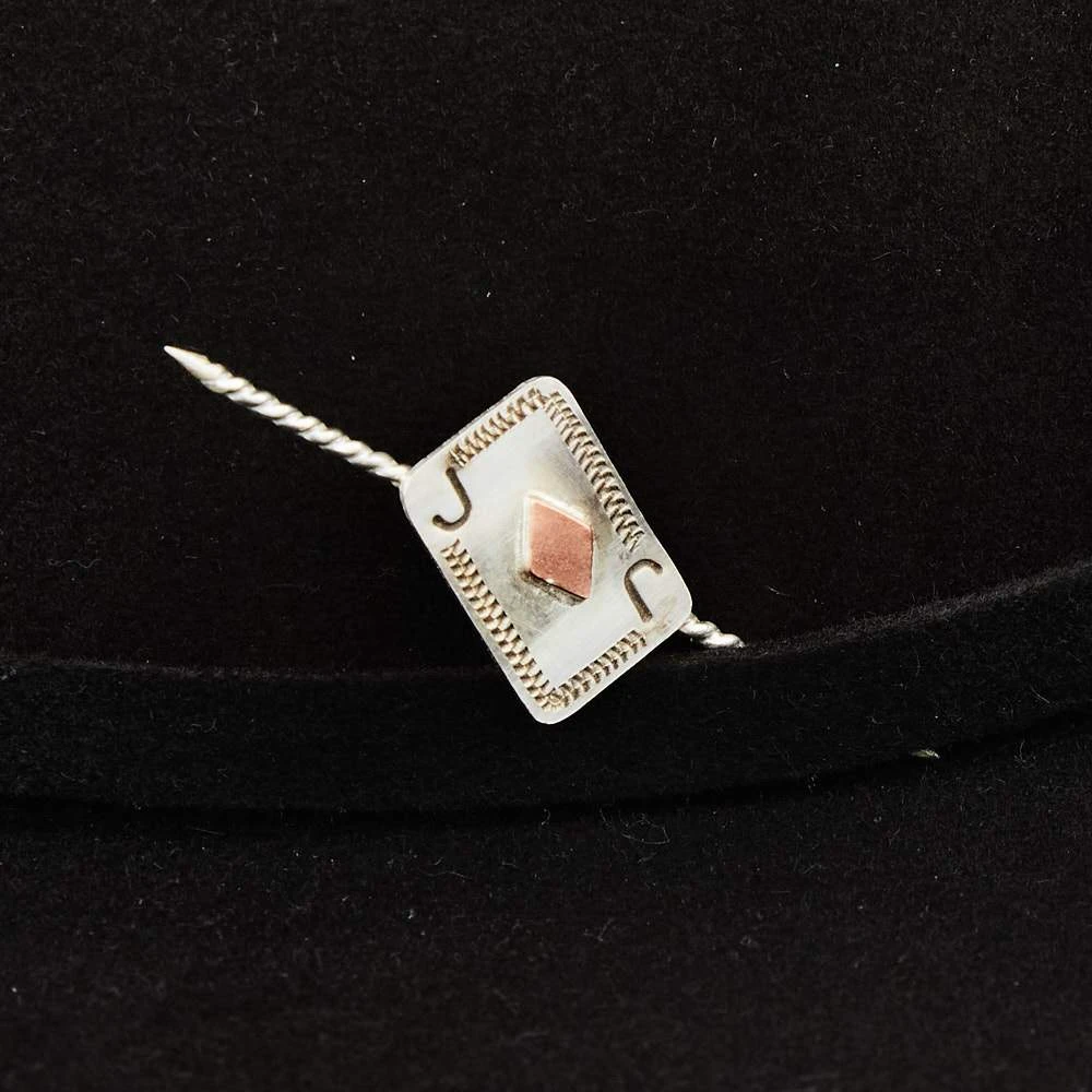 T5 Silver Jack Playing Card Double Ended Toothpick And Hat Accessory - Image 2